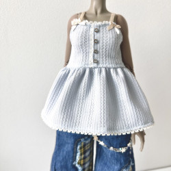 HC JOA Sweetline Peplum Cami BLUE