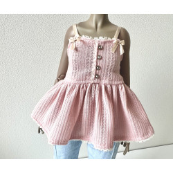 HC JOA Sweetline Peplum Cami PINK