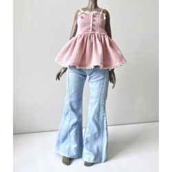 HC JOA Sweetline Peplum Cami PINK
