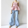 MNF Sweetline Peplum Cami PINK
